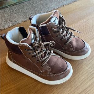 Toddler high top sneaker boots